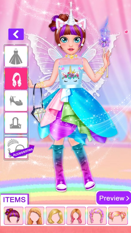 Unicorn Fashion Dress Up Games