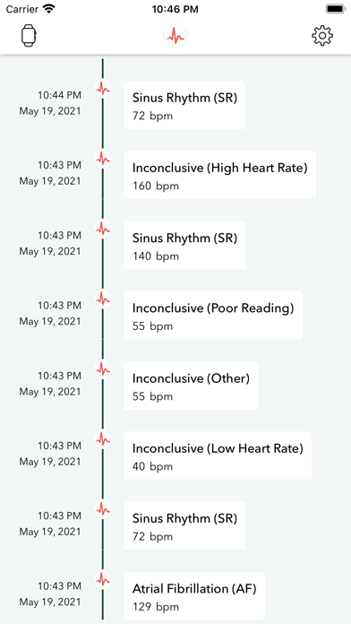 ECG+ Analyzer for HRV and QT Screenshot