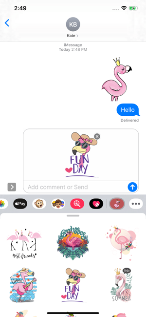 Flamingo Pinky Stickers(圖1)-速報App