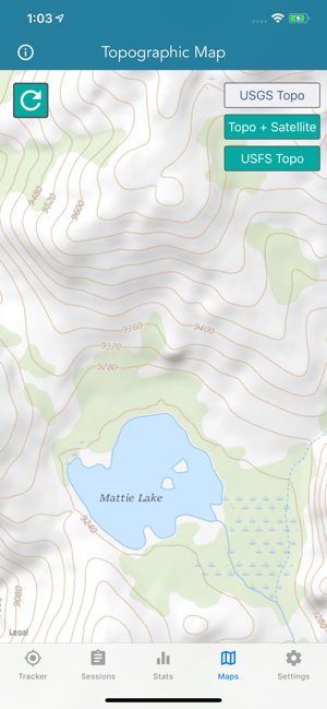 Topo Map Hiking Tracker On The App Store