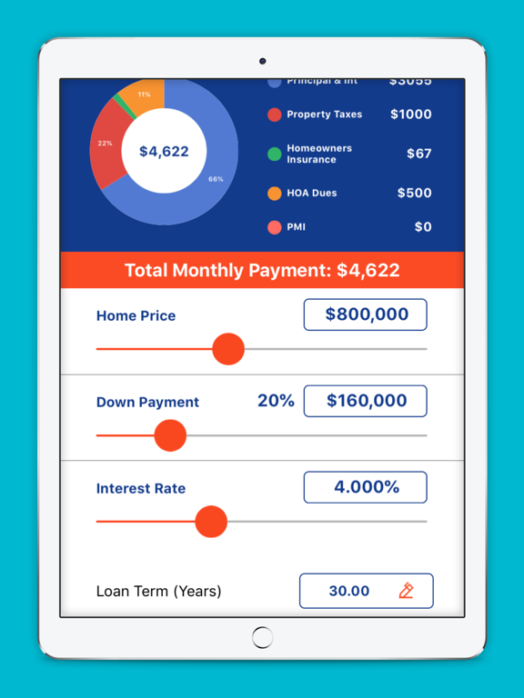 Mortgage Calculator Plus screenshot