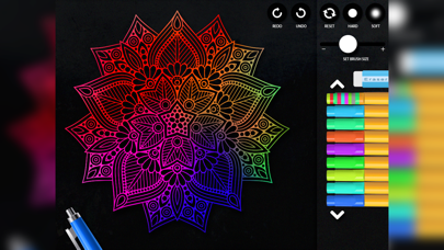 How to cancel & delete Relaxing Mandala Colorbook from iphone & ipad 1