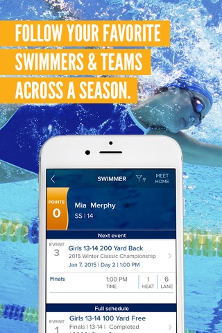 Meet Mobile: Swim screenshot 2