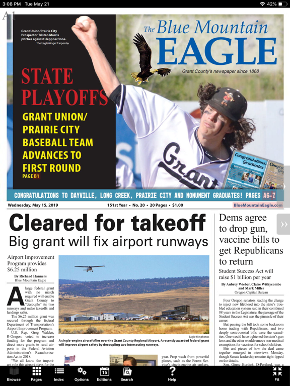 Screenshot #4 pour Blue Mountain Eagle E-Edition