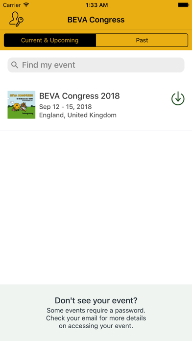 BEVA Congress screenshot 2