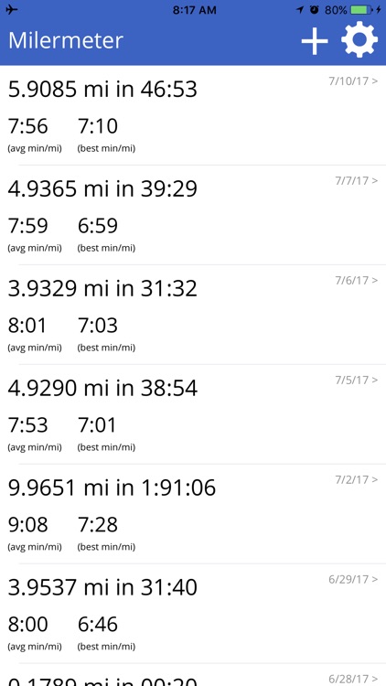 MilerMeter Tracker