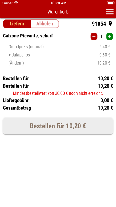 Pizzeria Mamma Mia Erlangen screenshot 2