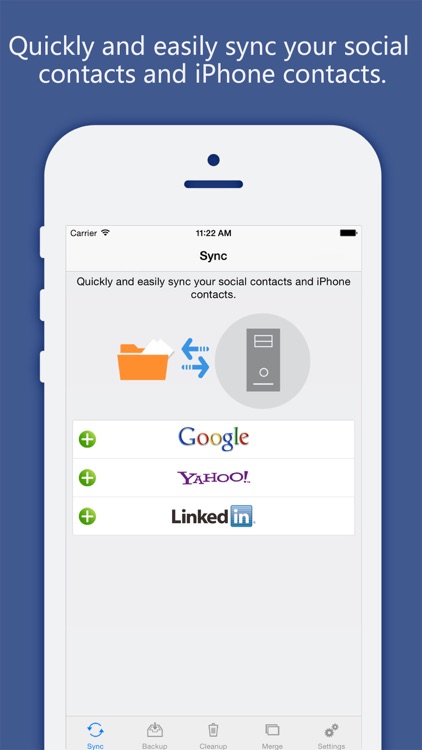 Contacts Sync, Backup & Clean screenshot-0