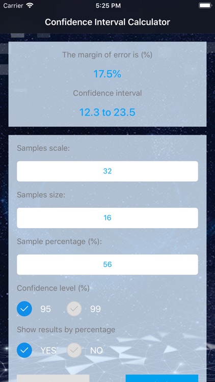 Confidence Interval Calculate