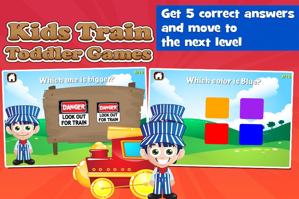 Kids Train Toddler Games screenshot 3