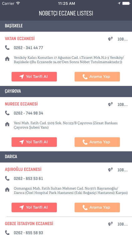 Nöbetçi Eczane - Kocaeli