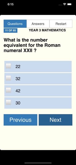 Year 3 Maths NAPLAN