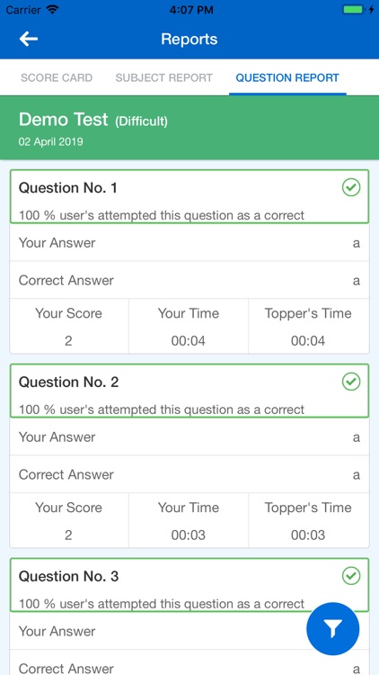 DRA e-exam screenshot-7