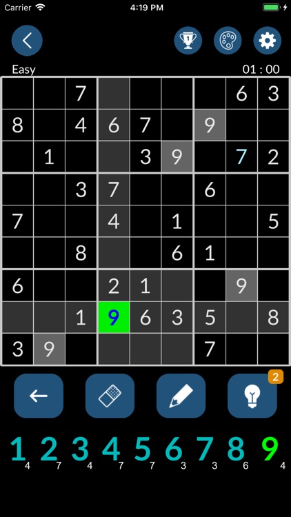 Sudoku - Logic Brain Exercise screenshot-3