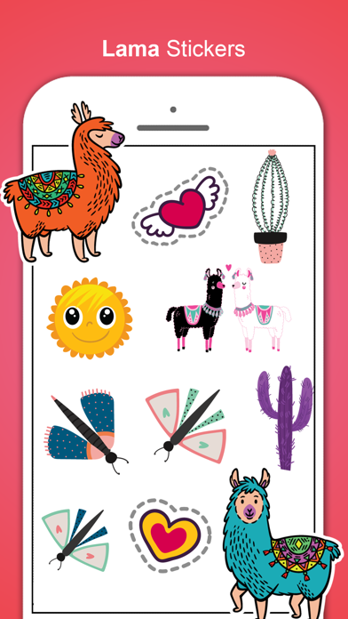 How to cancel & delete Llama Love Stickers from iphone & ipad 2