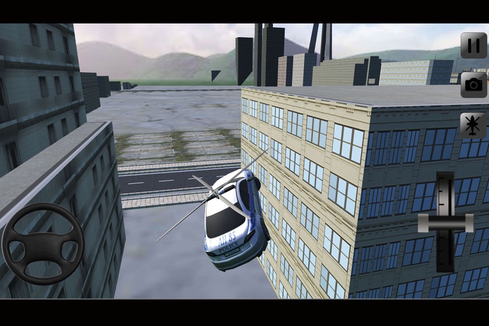 Police Flying Car 3D Simulator screenshot 4