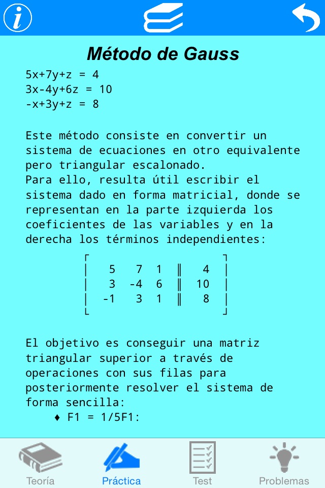 Sist. ecuaciones 3 incógnitas screenshot 3
