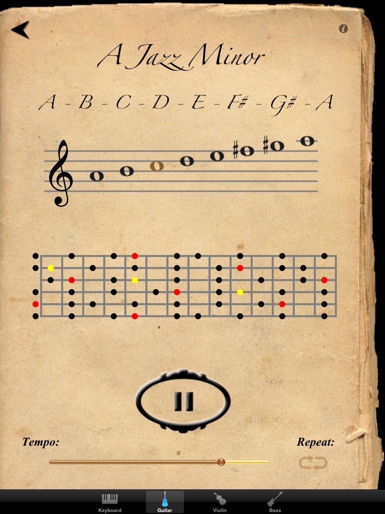 Scales & Modes for iPad screenshot 4