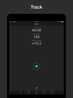 Screenshot 1 Diverge - Tracker & Trail Maps iphone
