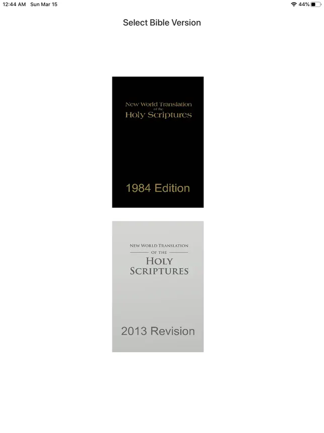 Screenshot 5 Jehovah’s Witnesses NWT Bible iphone