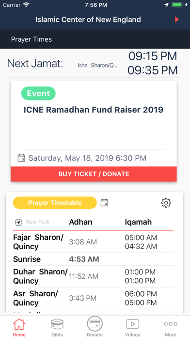 ICNE Islamic Center of New Eng screenshot 2