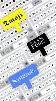 fonts keyboard-font and symbol iphone screenshot 1