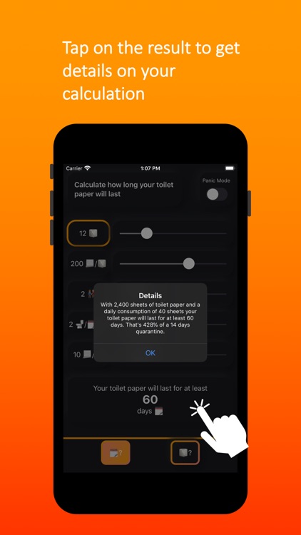 Toilet Paper Calculation screenshot-5