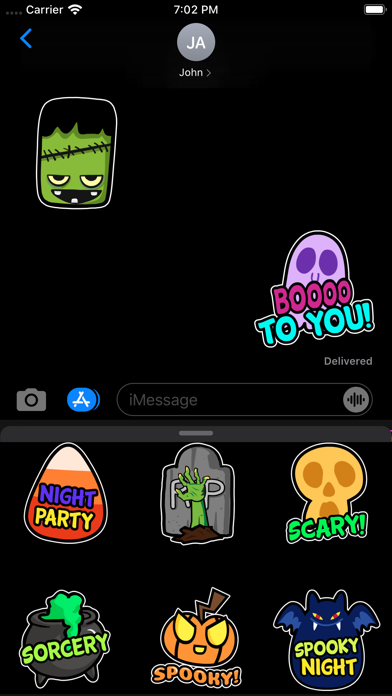 Animated Halloween Stickers ⋆ screenshot 3