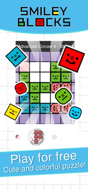 Smiley Blocks - Paint Puzzles(圖1)-速報App