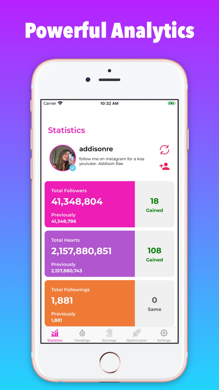 TikFollower Tracker for TikTok screenshot 1