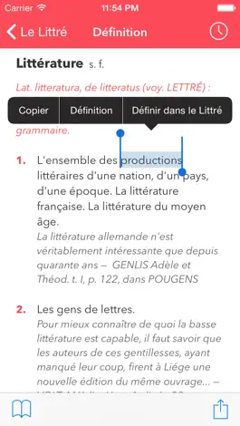 Game screenshot Dictionnaire Le Littré hack