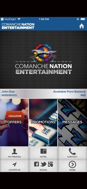 Comanche Nation Ent. Rewards