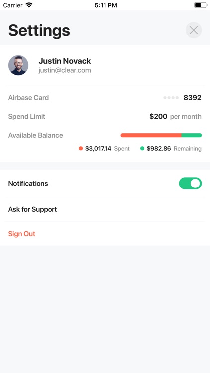 Airbase - Spend Manager