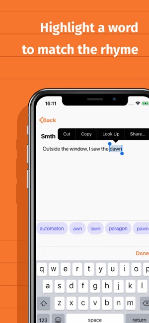 Rhyme Generator - Lyrics Book(圖1)-速報App