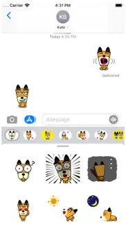How to cancel & delete tf-dog 2 stickers 2