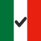 This test checks your knowledge of Italian and evaluates you according to the Common European Framework