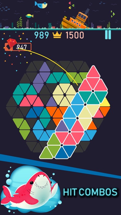 Trigon : Triangle Block Puzzle Screenshot 2