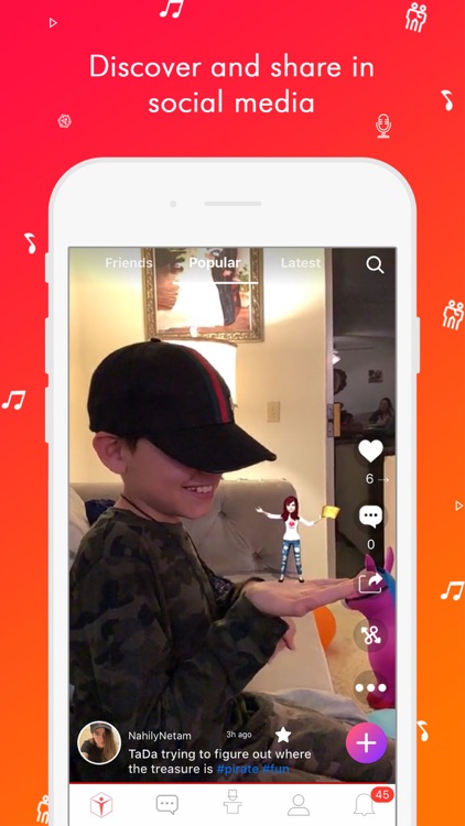 TaDa Time - 3D AR Messenger screenshot-0