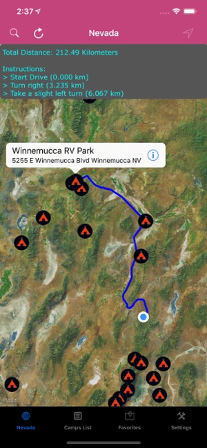 Nevada – Campgrounds, RV Parks(圖2)-速報App