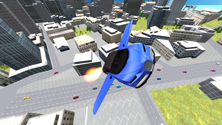 Flying Car Racing Simulator screenshot-3