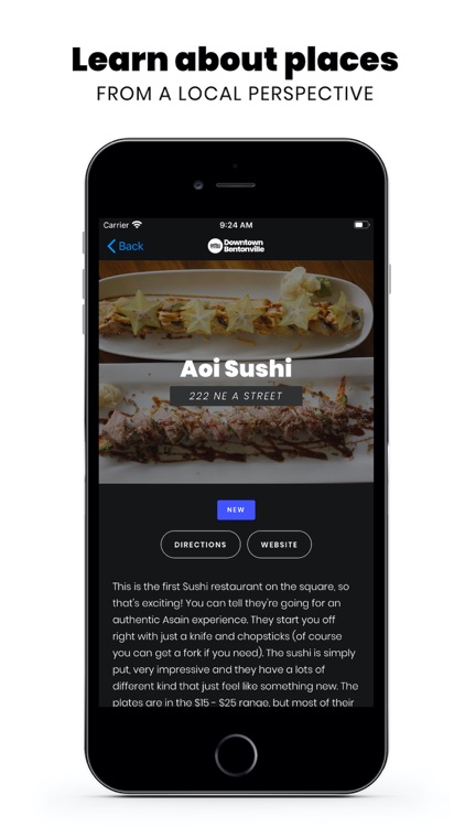 Downtown Bentonville App