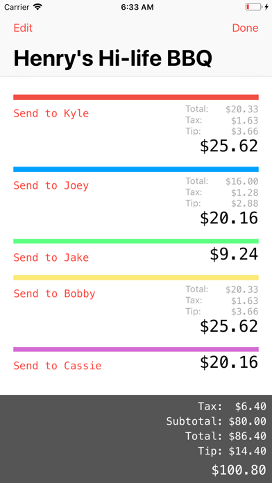 How to cancel & delete Checkparty - Split the Check from iphone & ipad 3