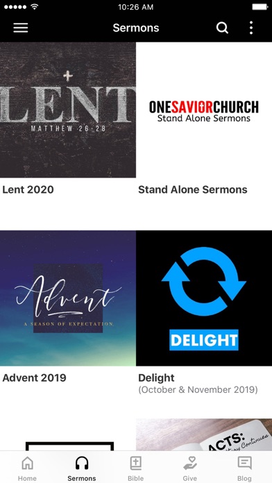 One Savior Church App screenshot 2