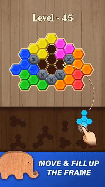 Block Hexa Puzzle: Wooden Game screenshot-0