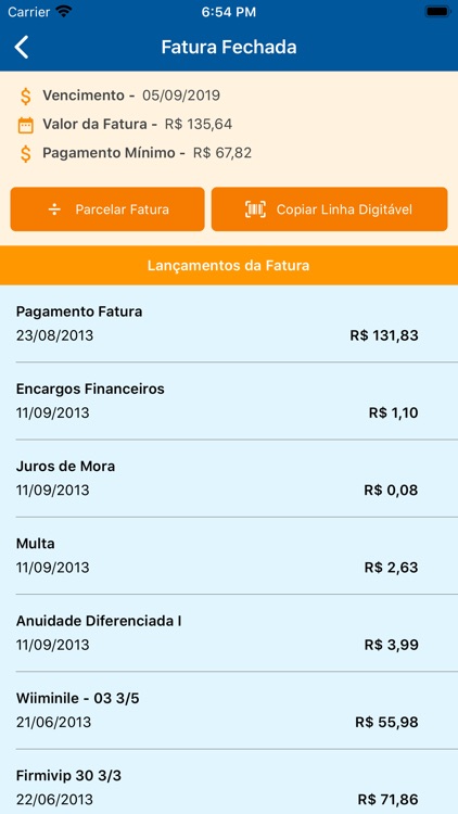 Cartão Bluecard screenshot-4