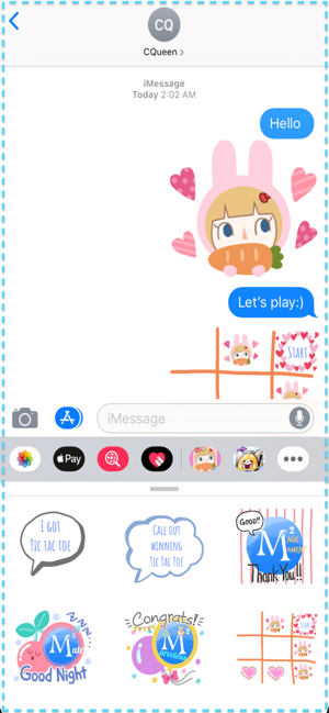 MomentSQ™ Tic-Tac-Toe Stickers(圖2)-速報App