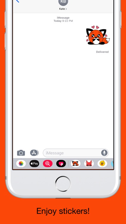 Foxy fox - emoji stickers pack screenshot-4