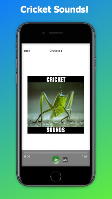 Crickets Sounds! Insect Sounds screenshot 1