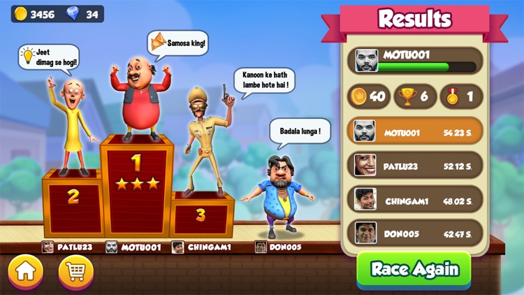 Motu Patlu Fun Run Racing screenshot-3