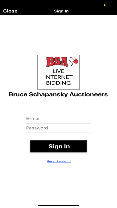 How to cancel & delete Bruce Schapansky Auctioneers from iphone & ipad 1